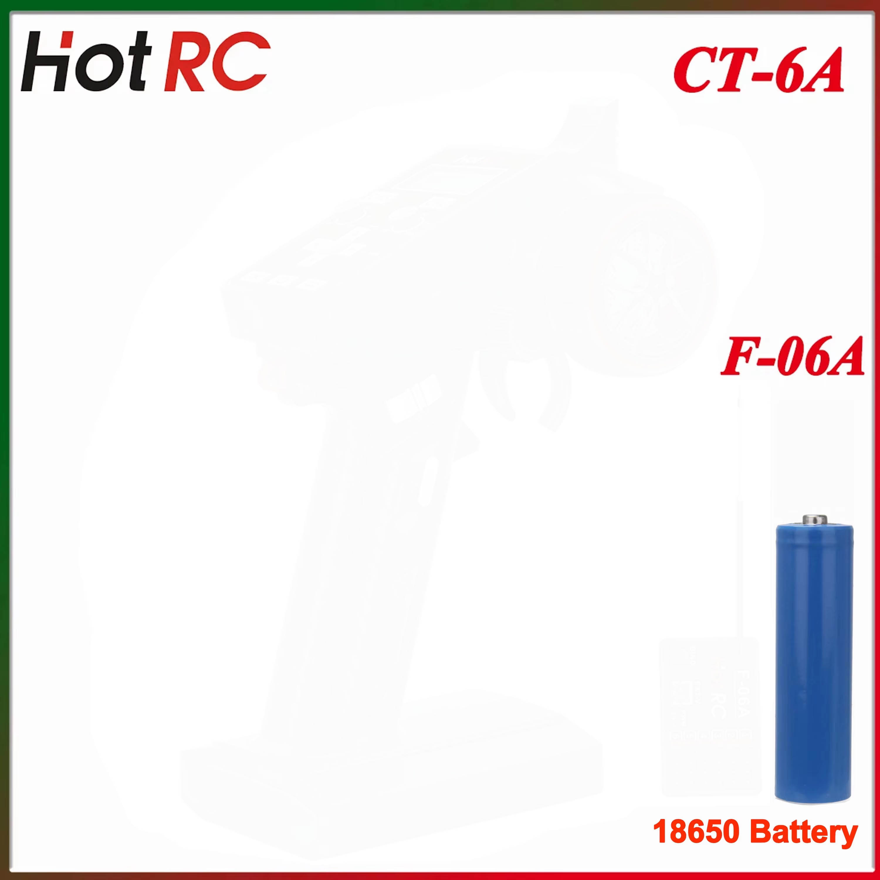 Drone And Car - Transmisor de Radio HotRC CT-6A 2.4G