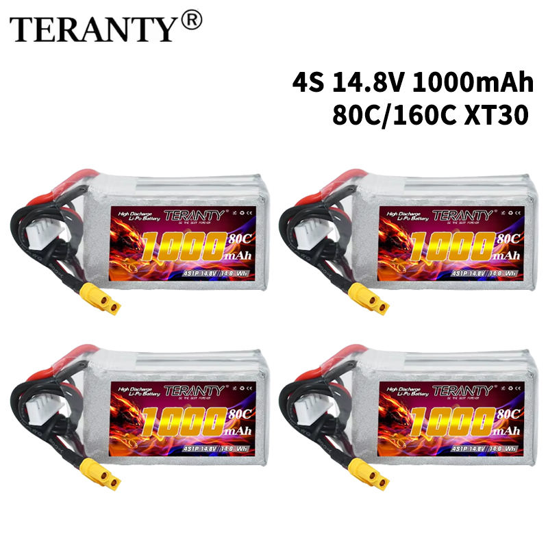 Drone Lipo Battery - Batería Lipo TERANTY 4S 1000mAh 14.8V