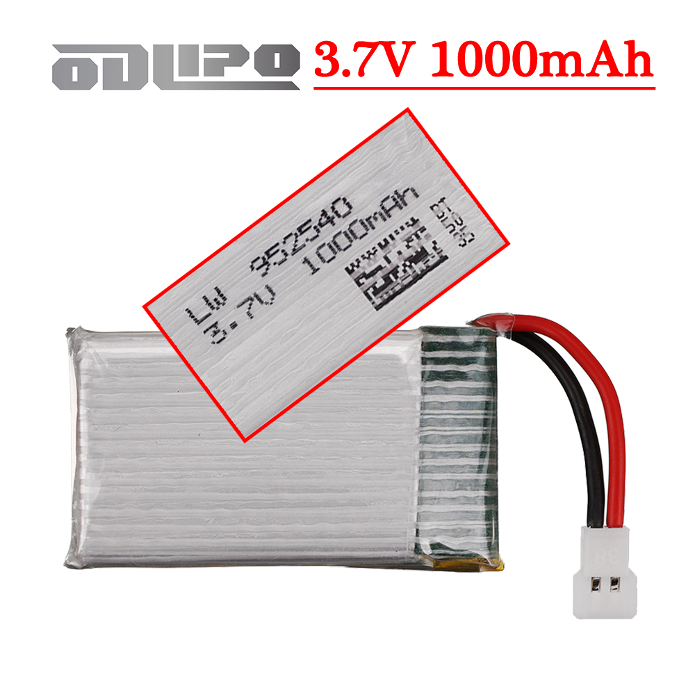 Drone Mjx Rc - Batería Lipo de 3,7 V, 1000mAh,
