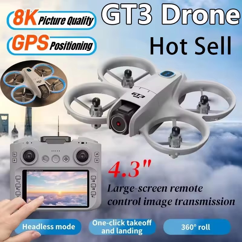 Drone Gt3 Rc - Original nuevo GT3 Drone 8K GPS