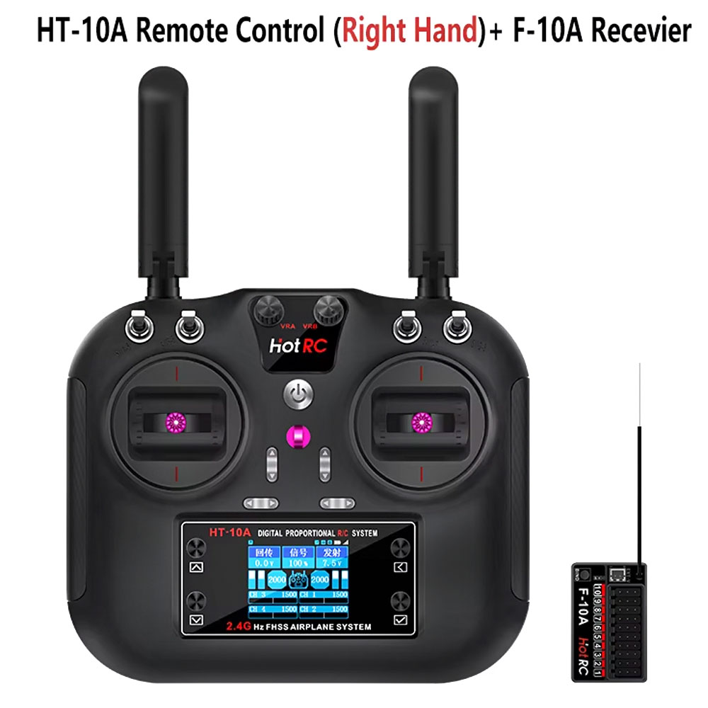 Drone And Car - Transmisor Hotrc HT-10A 2.4G 10CH y