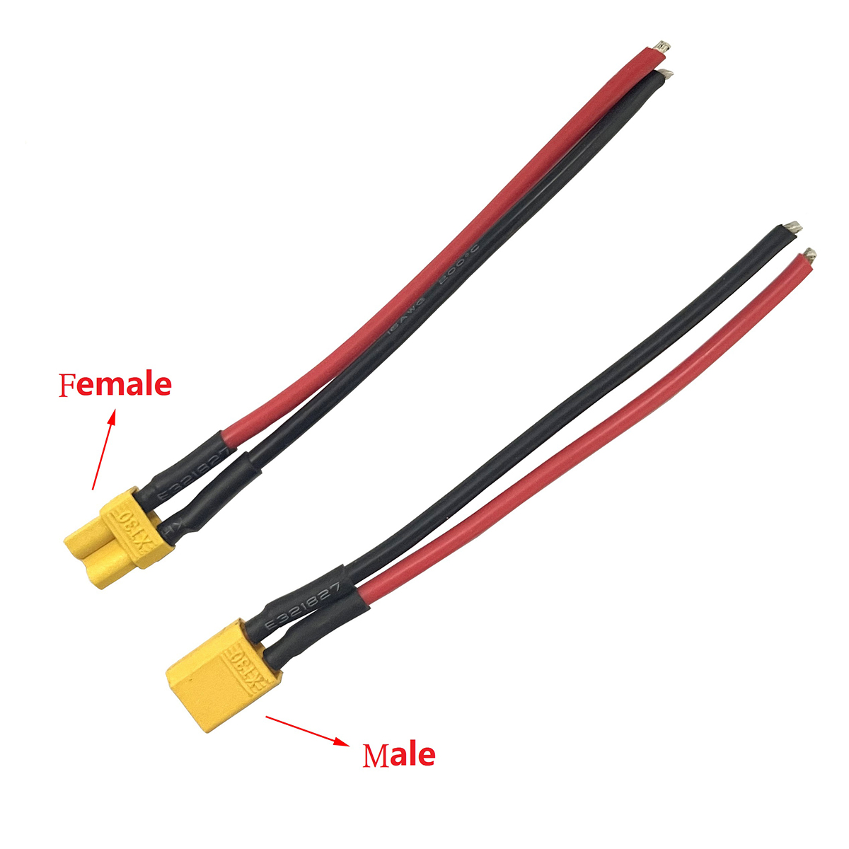 Drone Rc Link - Conector macho y hembra XT30 con