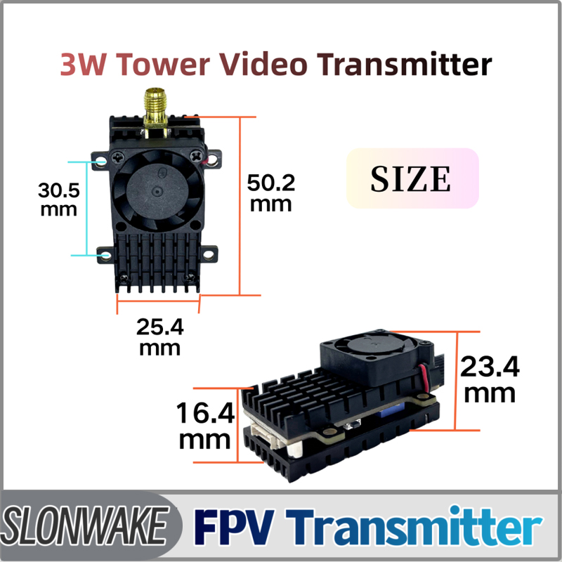Drone With Rc Controller - SLONWAKE 5,8G 3000mW simulación VTX FPV