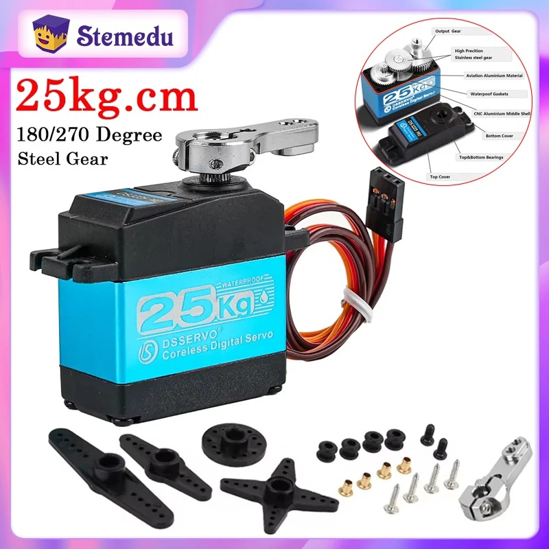 Rc Car Servo - DS3225 Pro 25kg Servo digital sin
