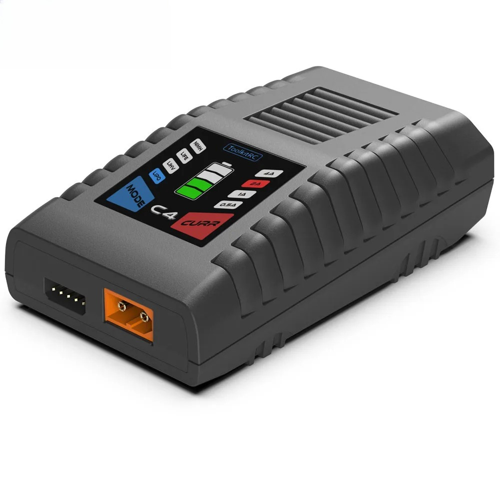Cargador ToolkitRC C4 de 50W 5 - Drone Rc Link reseña y precio