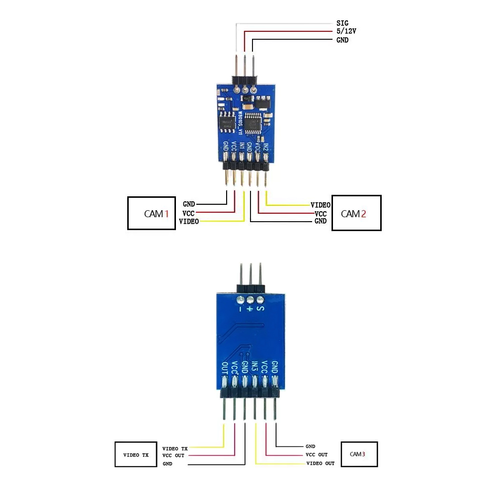 Módulo de conmutador de vídeo  - Drone With Rc Controller reseña y precio