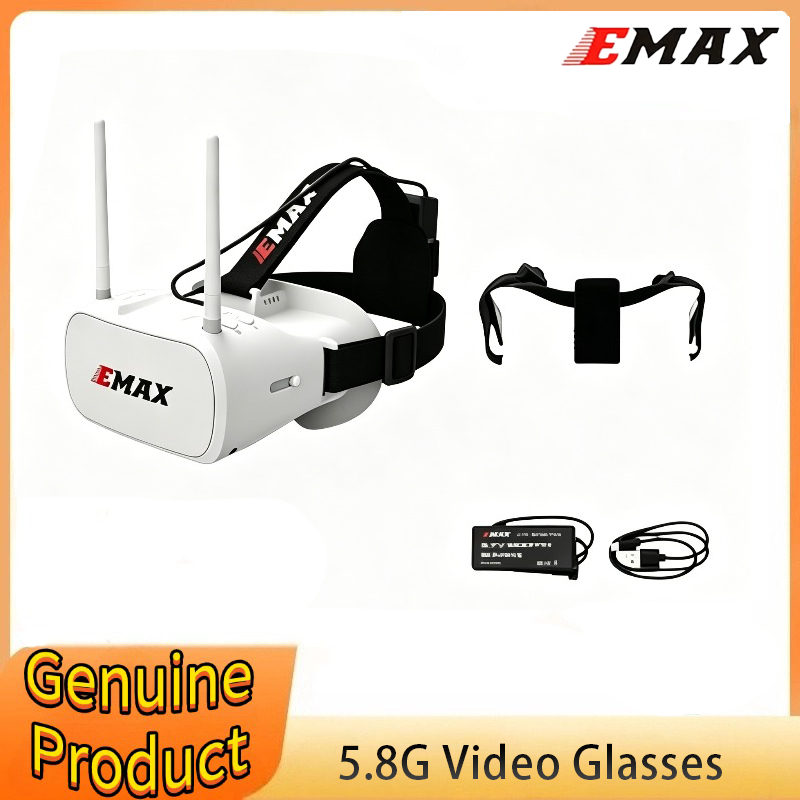 Gafas FPV Emax 5.8G 48CH Tinyh - Fpv Goggles Headset reseña y precio