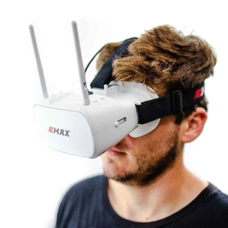 Gafas FPV Emax 5.8G 48CH Tinyh - Fpv Goggles Headset reseña y precio