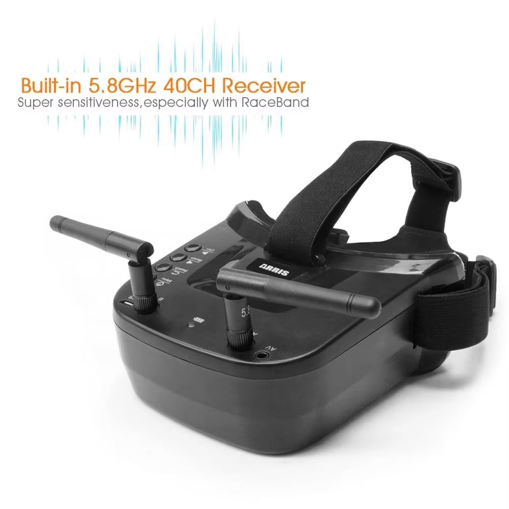 Gafas FPV DroMa5.8G 40CH con p - Fpv Goggles Headset reseña y precio