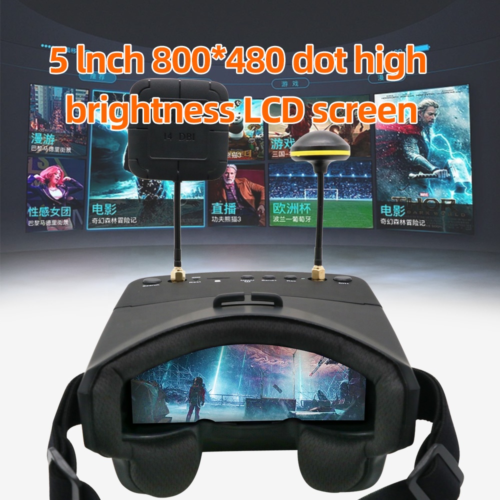 Gafas FPV EV800D 5.8G 40CH de  - Fpv Goggles Headset reseña y precio