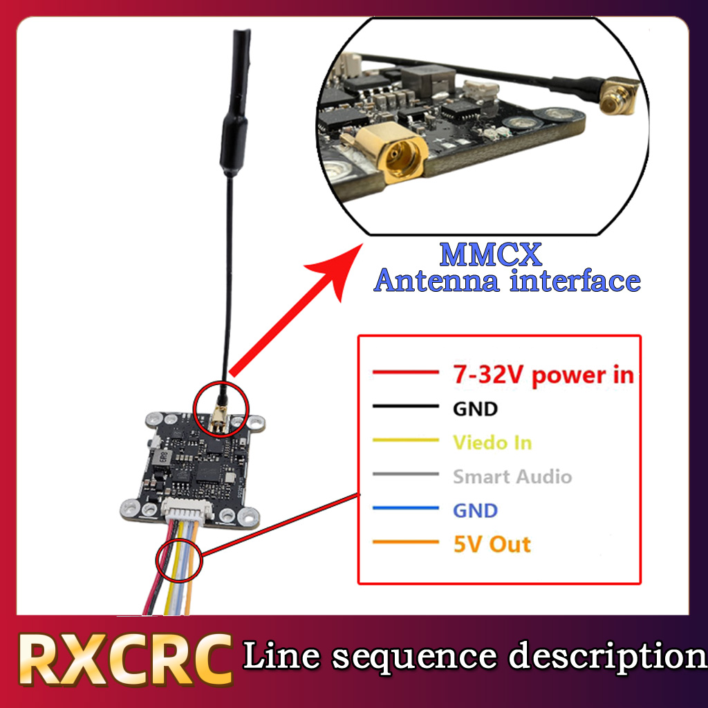 Módulo RXCRC 5.8G 48CH 1.6W VT - Drone With Rc Controller reseña y precio