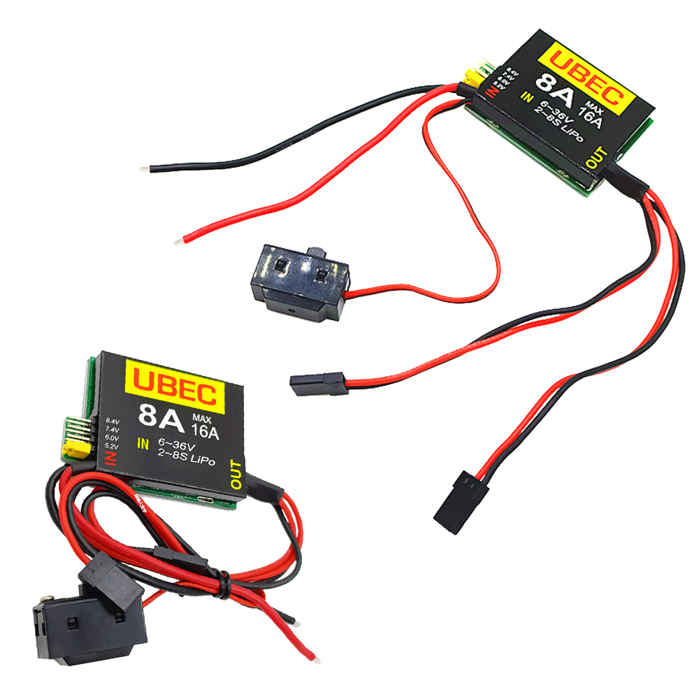 2S-6S 6-36V DUAL UBEC 8A + 4A  - Rc Car Servo reseña y precio