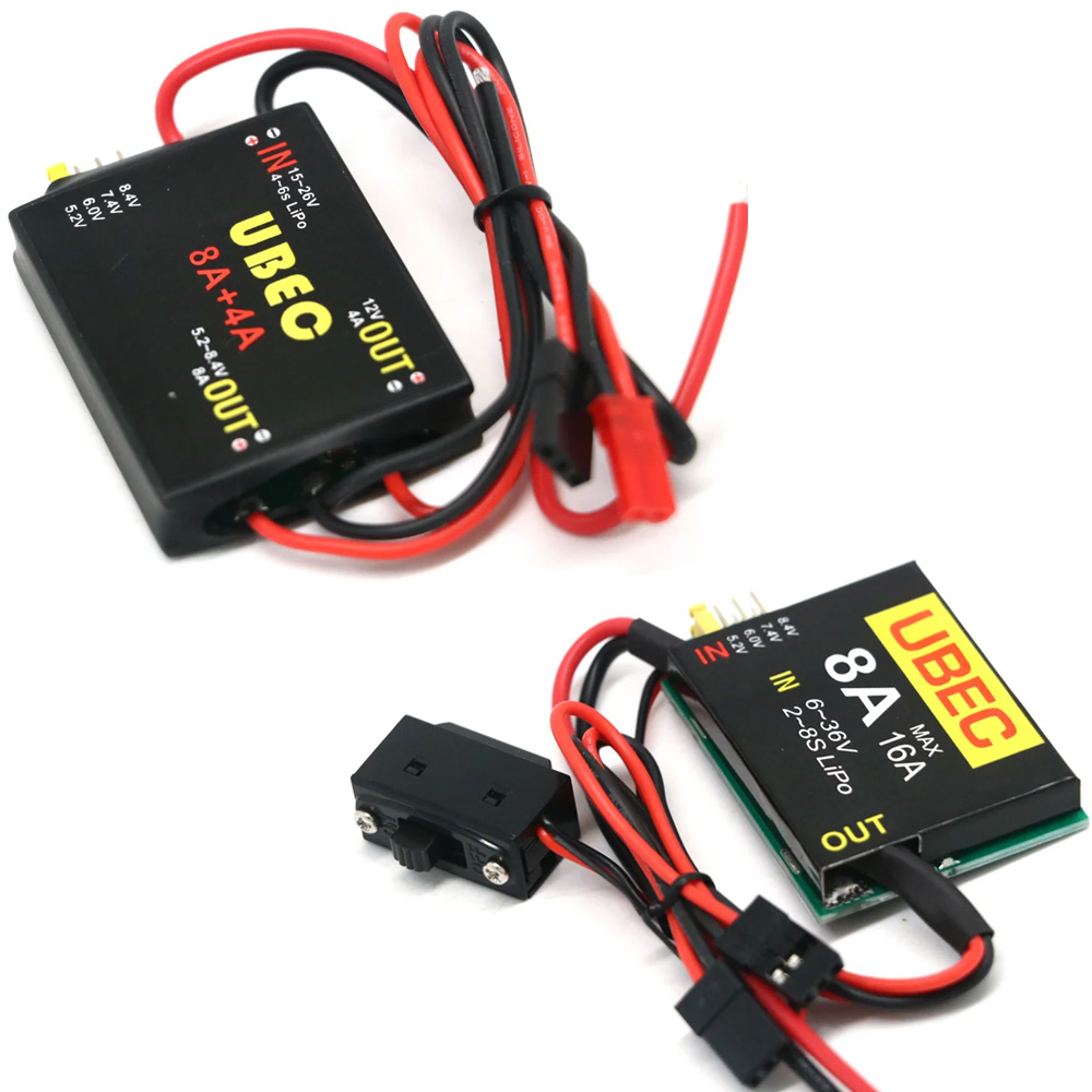 2S-6S 6-36V DUAL UBEC 8A + 4A  - Rc Car Servo reseña y precio