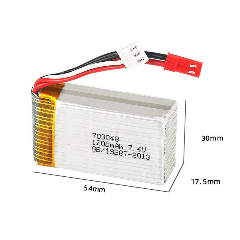 Batería Lipo 2S 7.4V 1200mAh 7 - Drone Mjx Rc reseña y precio