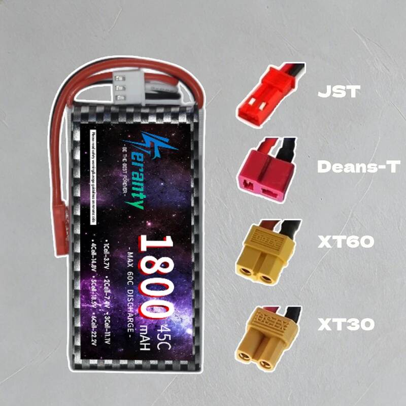 Batería Lipo TERANTY 2S 3S 4S  - Drone Lipo Battery reseña y precio