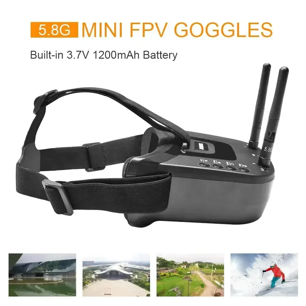 Gafas FPV RoRuSVR009 5.8G 40CH - Fpv Goggles Headset reseña y precio