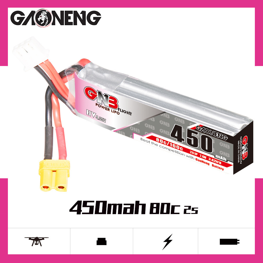 Batería LiPo GNB HV 2S 7,6 V 4 - Drone Lipo Battery reseña y precio