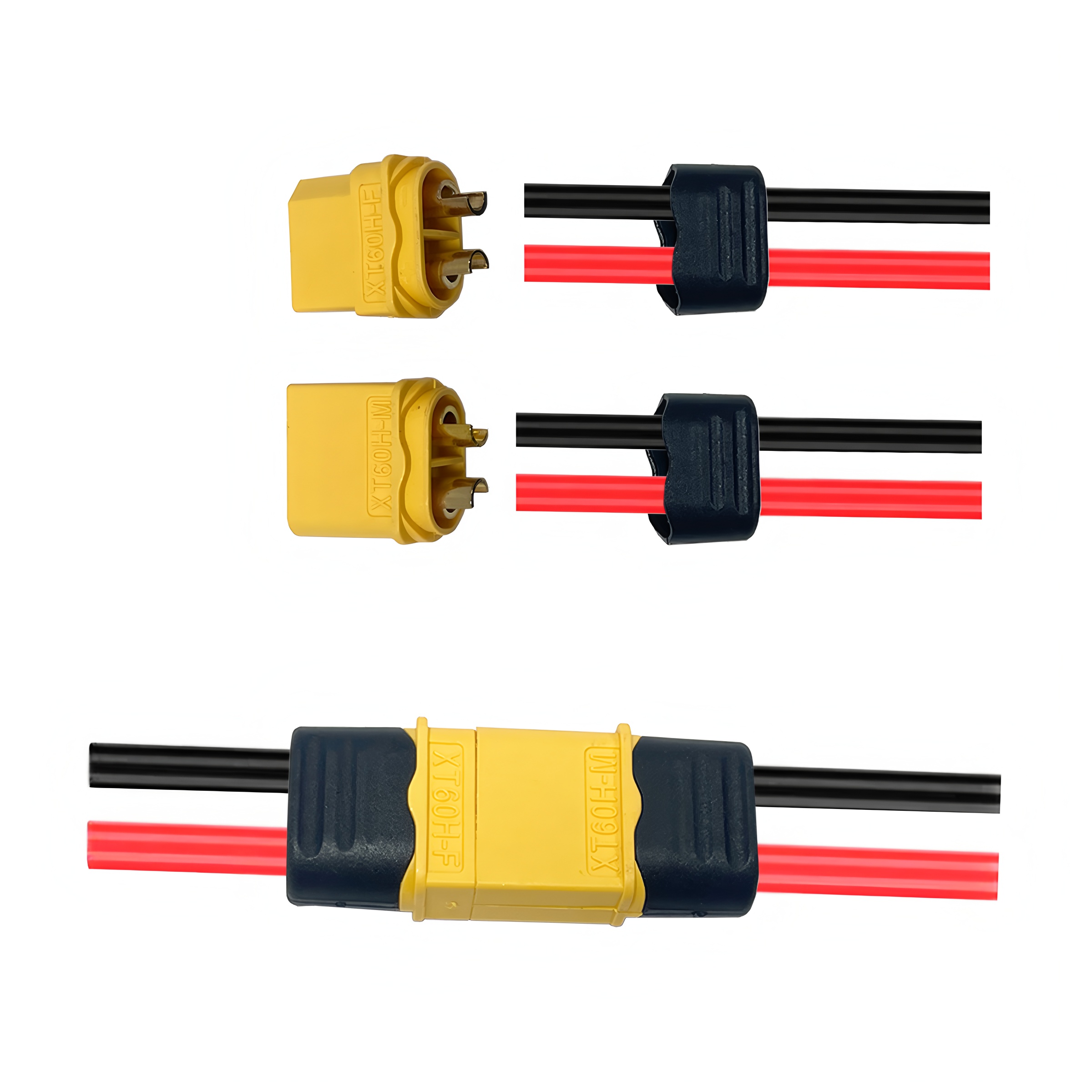 Conector XT60H y Carcasa (10/2 - Drone Lipo Battery reseña y precio