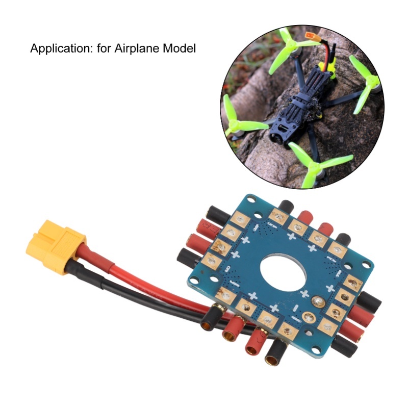 Placa de distribución de fuent - Drone Rc Link reseña y precio