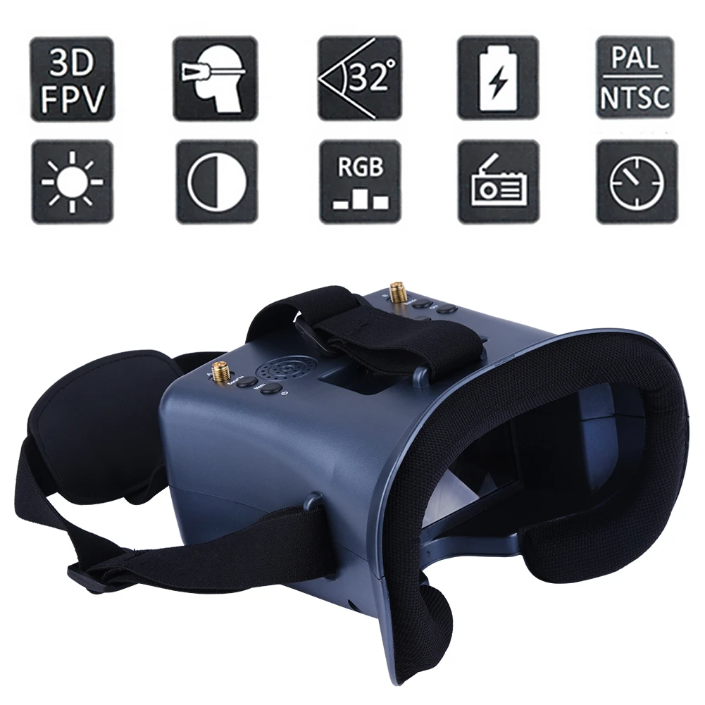 5,8G 40CH 4,3 pulgadas 800*480 - Fpv Goggles Headset reseña y precio