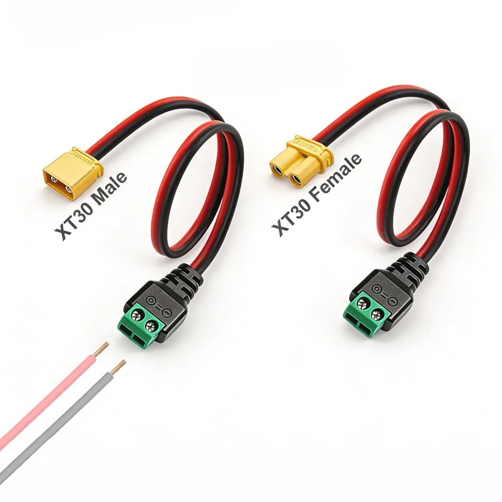 Conector XT30 Macho-Hembra a A - Drone Rc Link reseña y precio