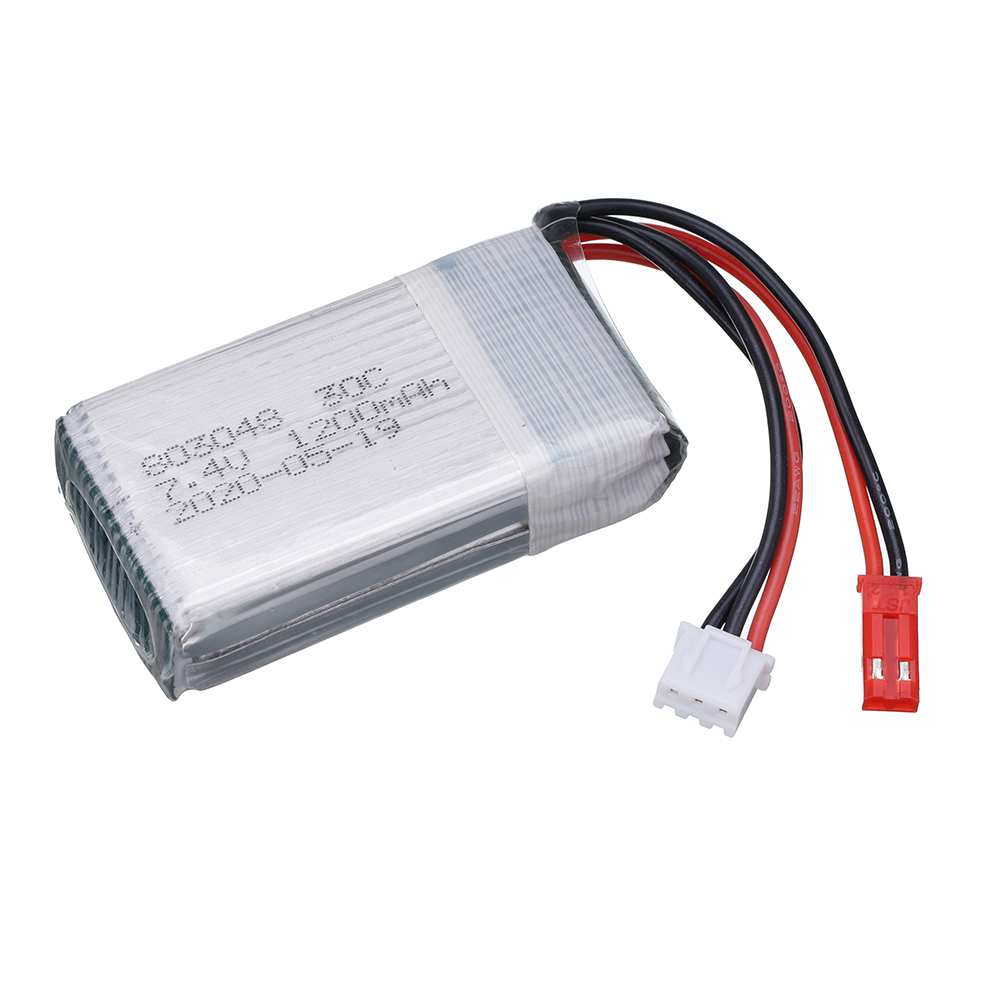 Batería de 7,4 V y 1200mAh par - Drone Mjx Rc reseña y precio