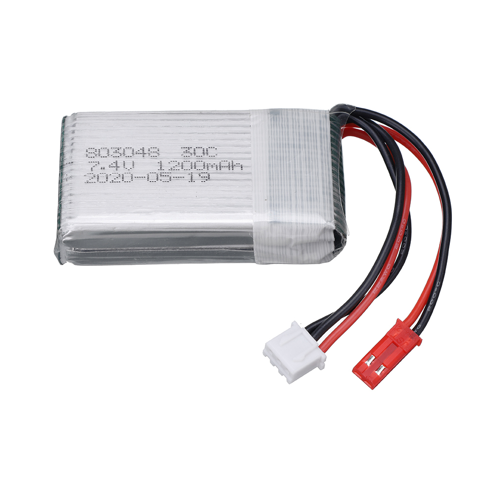 Batería de 7,4 V y 1200mAh par - Drone Mjx Rc reseña y precio
