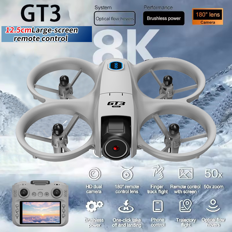 GT3 Max Drone 8k Hd fotografía - Drone Gt3 Rc reseña y precio