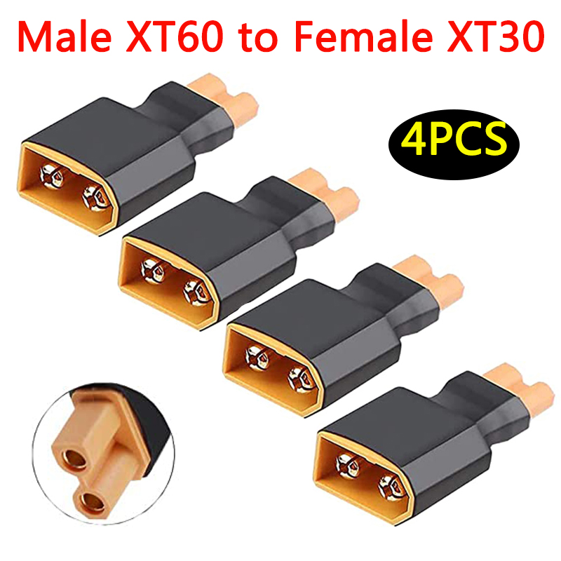 4 Uds XT60 a XT30 enchufe hemb - Drone Rc Link reseña y precio
