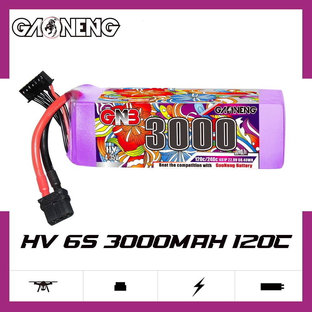 Batería Lipo GNB 6S 22,8 V 300 - Drone Lipo Battery reseña y precio