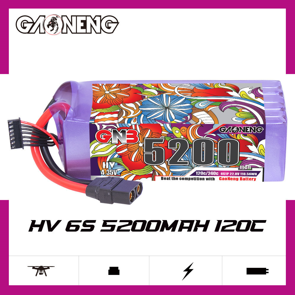Batería Lipo GNB 6S 22,8 V 300 - Drone Lipo Battery reseña y precio