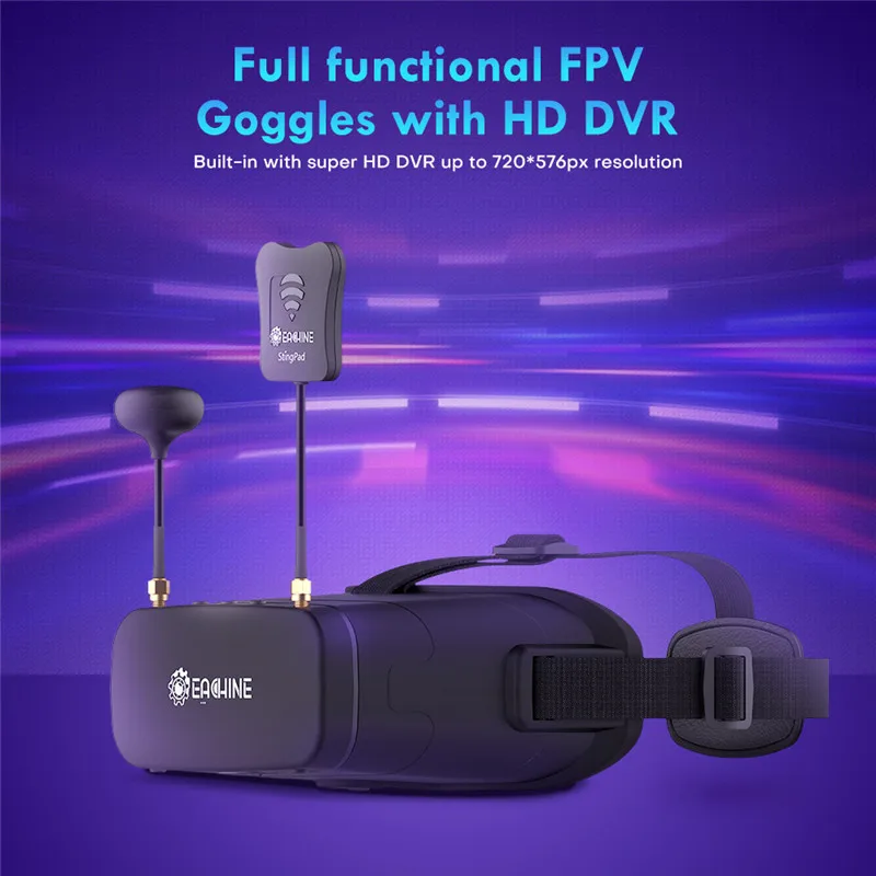 Gafas FPV SmCpEachine EV800DM  - Fpv Goggles Headset reseña y precio