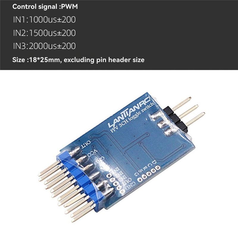 Módulo de interruptor de 3 can - Drone Switch Rc reseña y precio